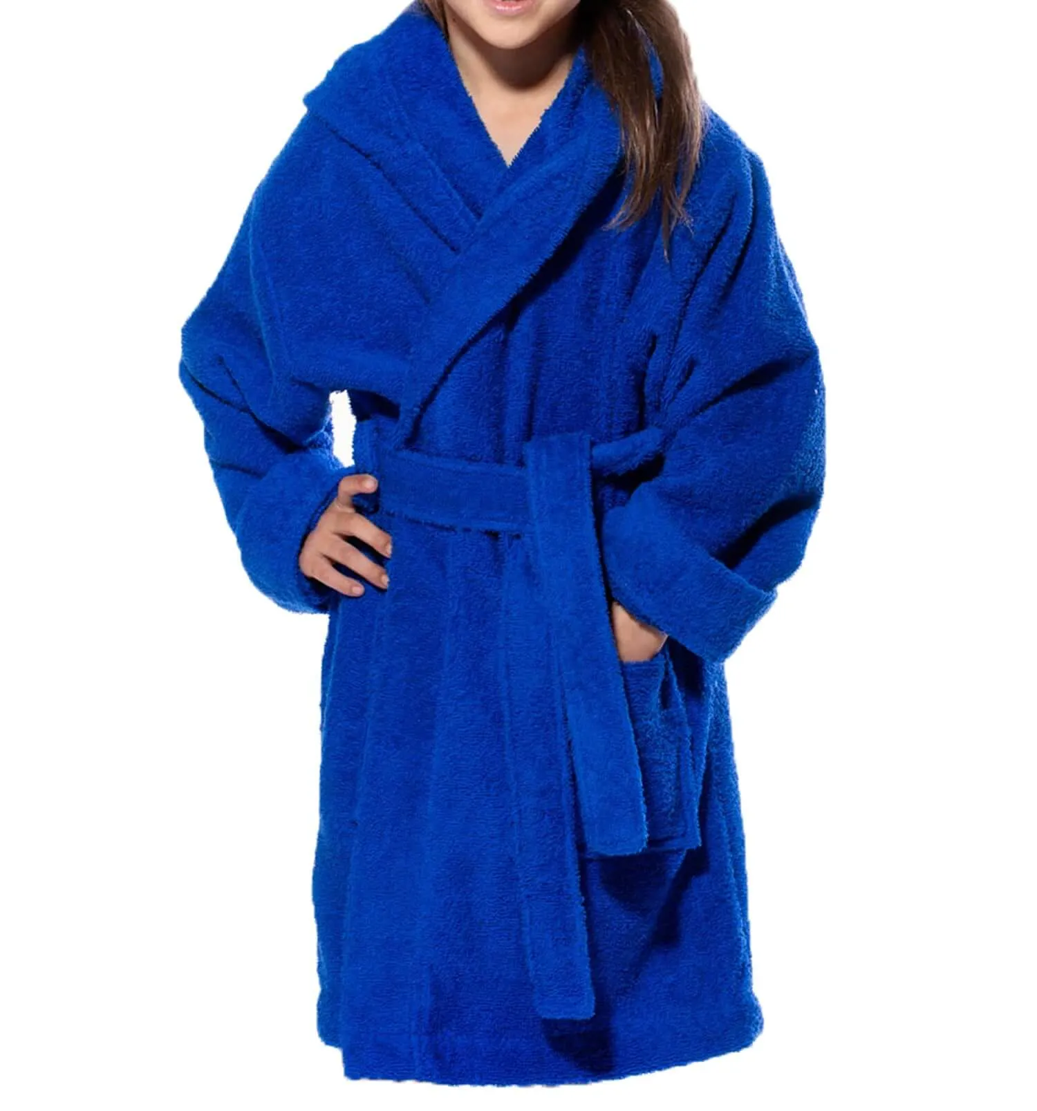 100% Turkish Cotton Hooded Terry Kid's Bathrobe