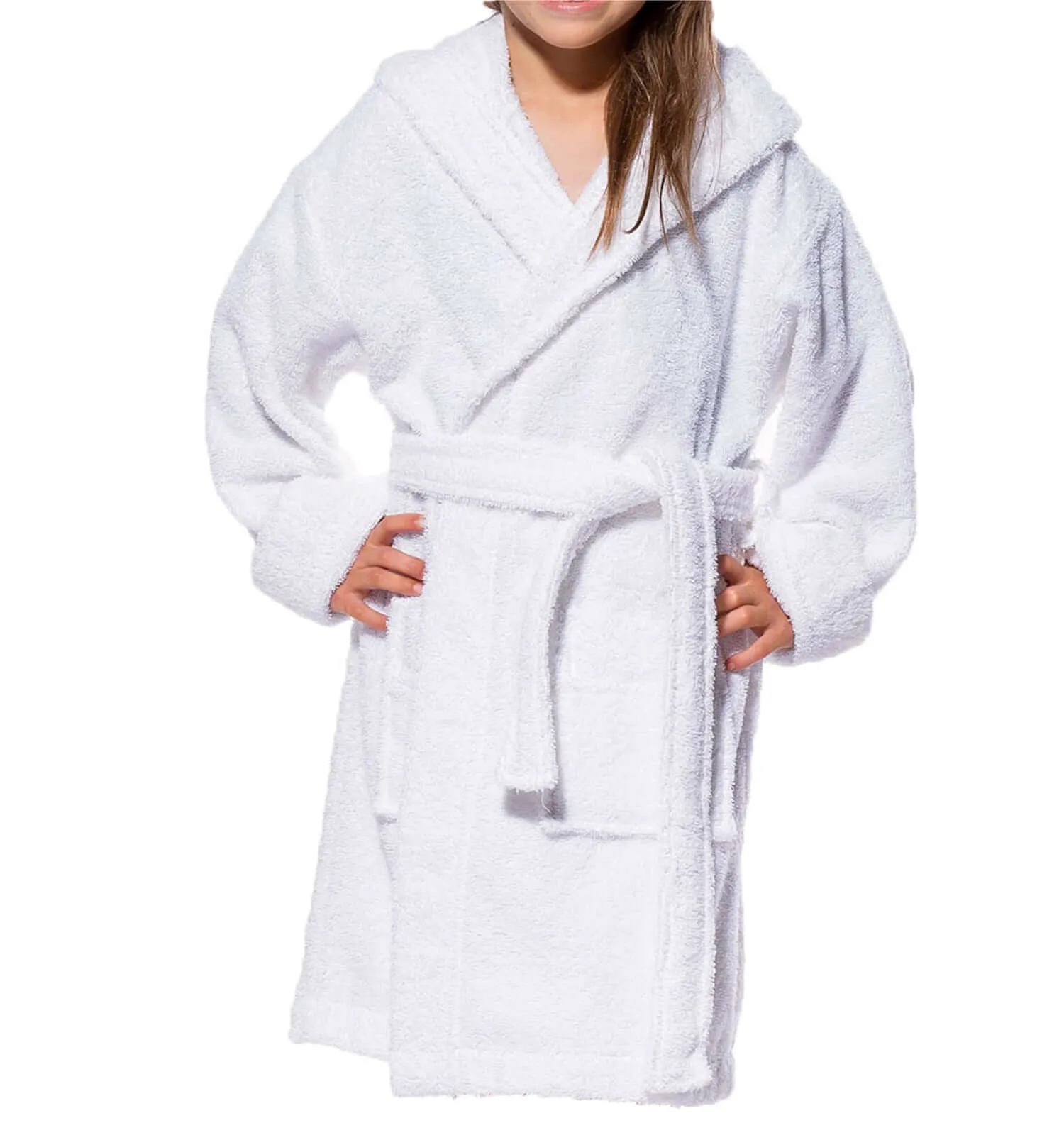 100% Turkish Cotton Hooded Terry Kid's Bathrobe