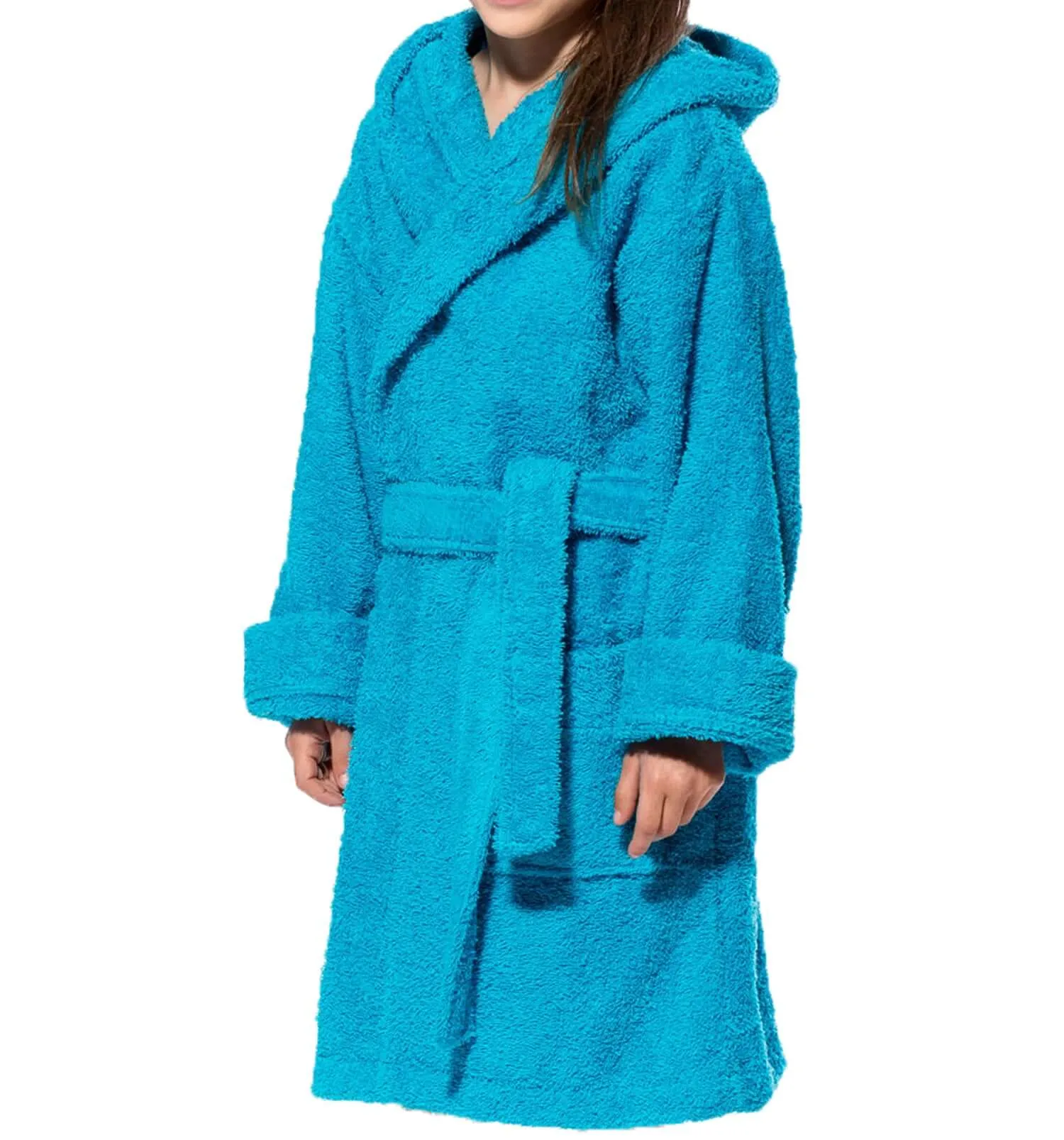 100% Turkish Cotton Hooded Terry Kid's Bathrobe