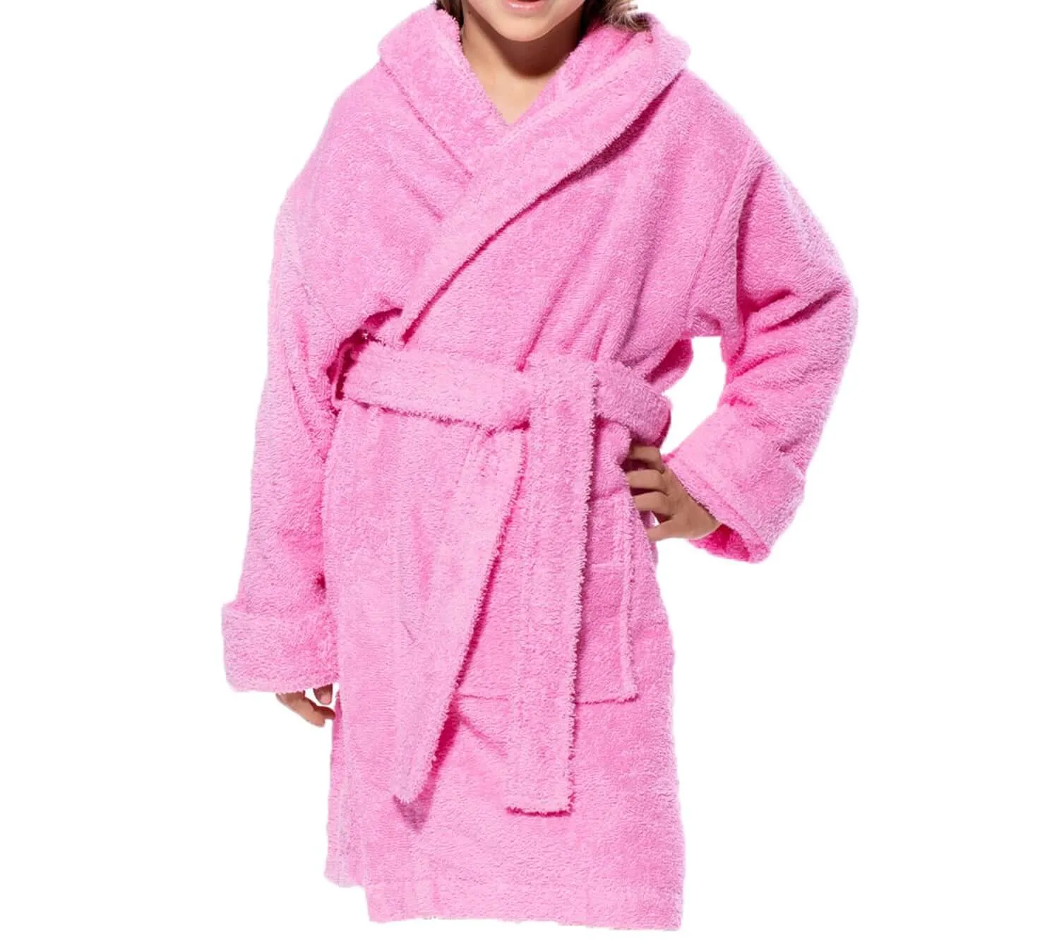 100% Turkish Cotton Hooded Terry Kid's Bathrobe