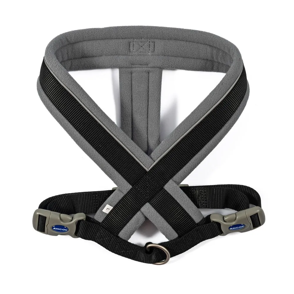 Ancol Viva Padded Harness Black L 52-71cm