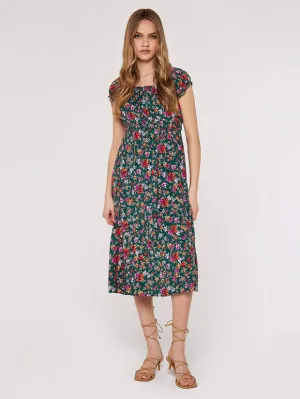 APRICOT - Milkmaid Ditsy Midi Dress - 756984/757059 - FINAL SALE