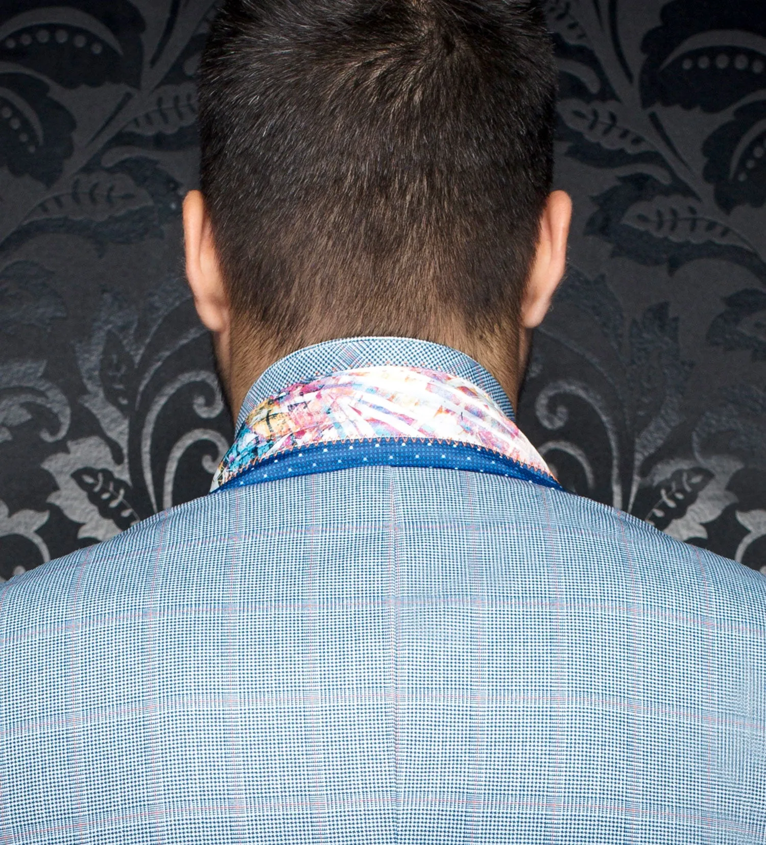 Au Noir Anderson Windowpane Coat