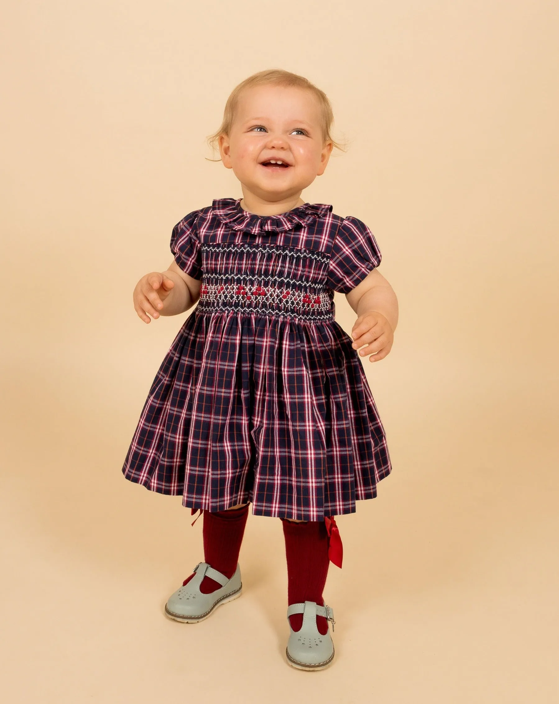 Baby Smocked Dress - Paddington