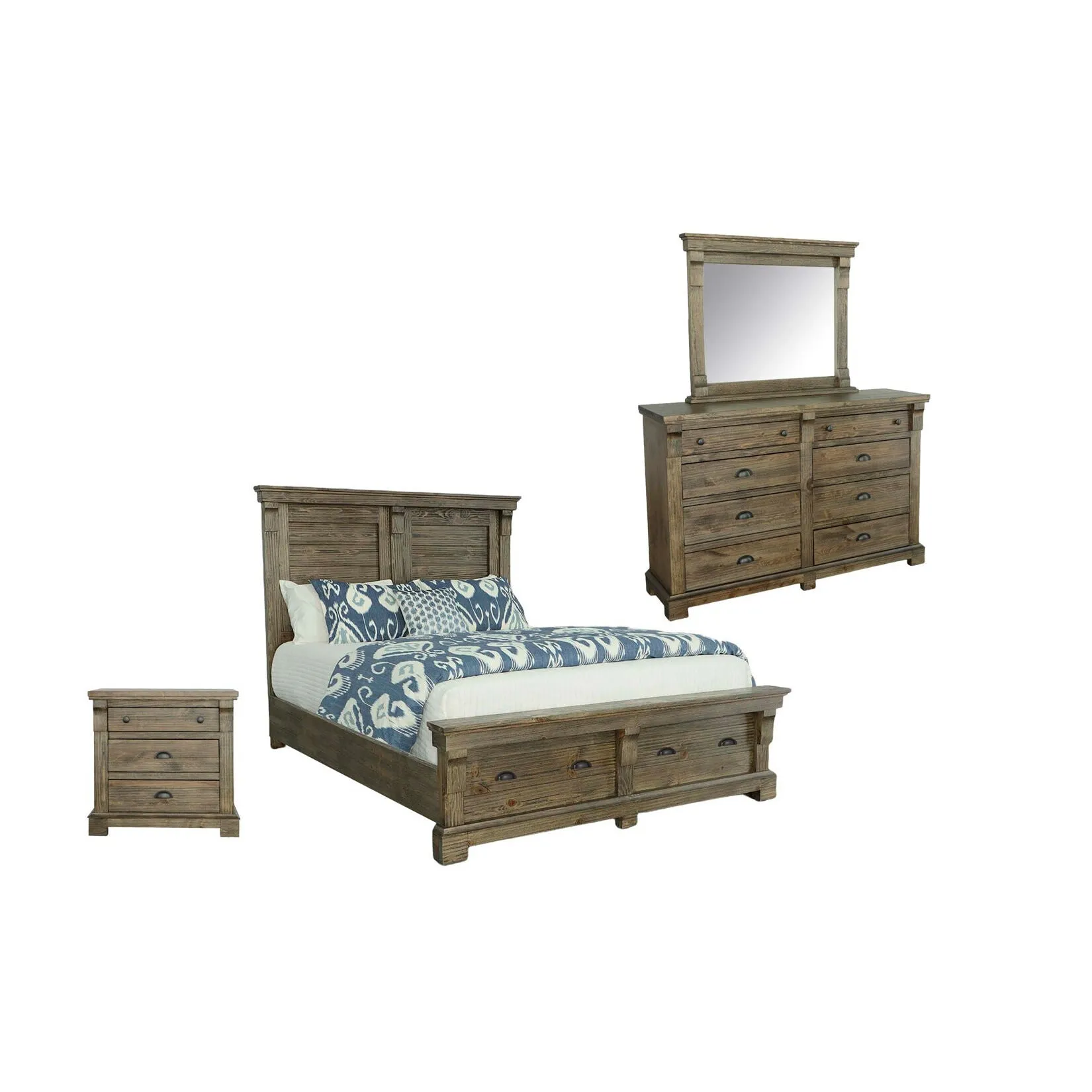 Baldwin 4 Piece Storage Room Group