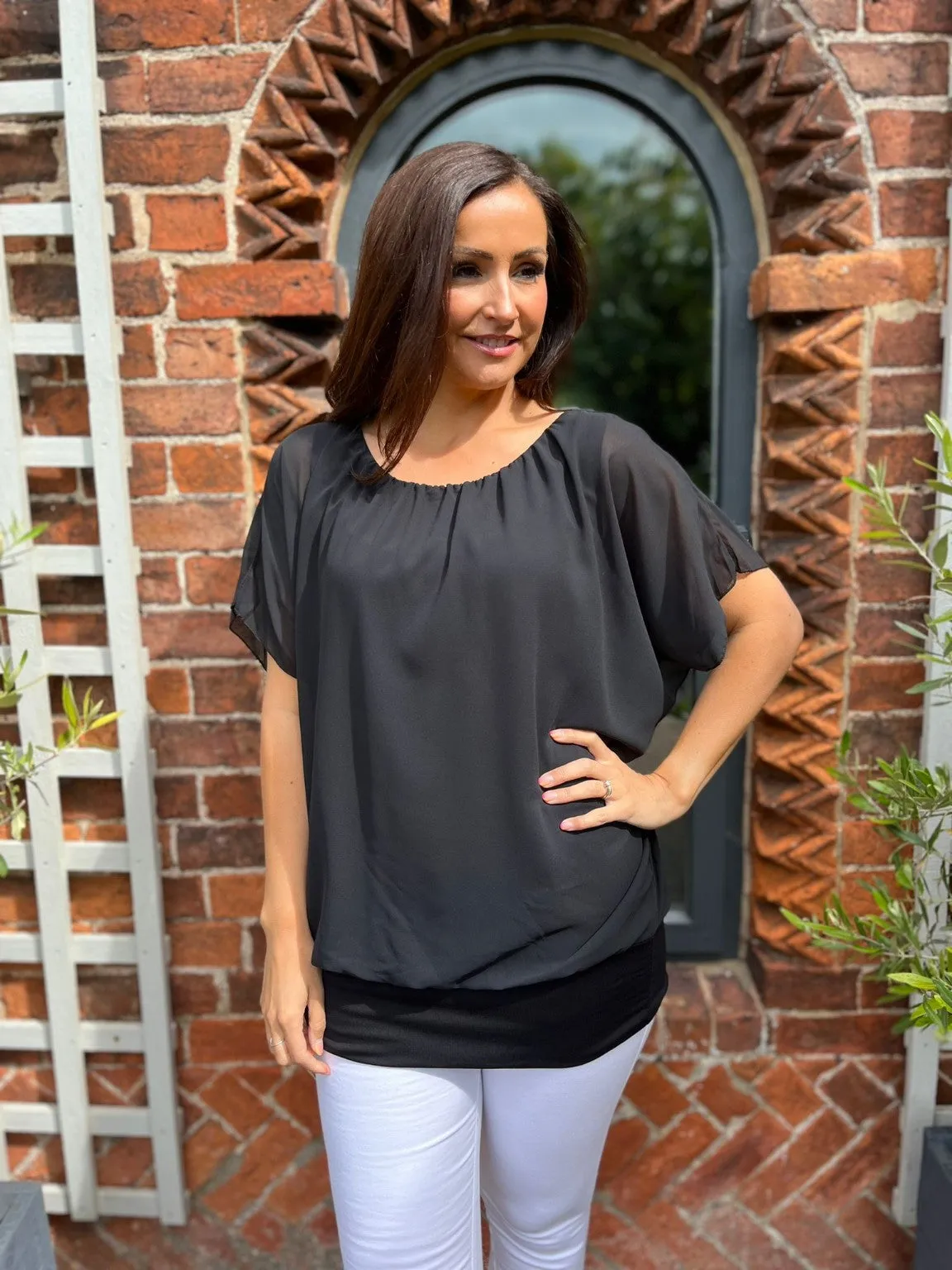 Basic Batwing Top Dominique