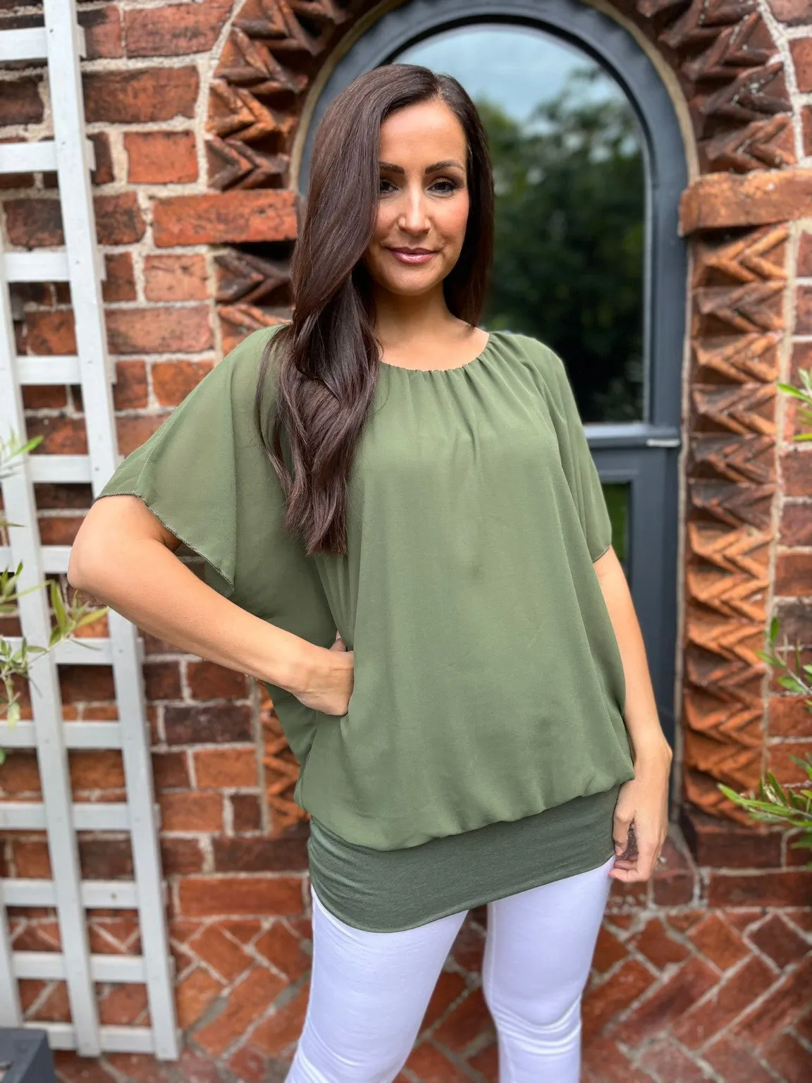 Basic Batwing Top Dominique