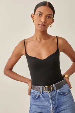 Basic Black Spaghetti Top