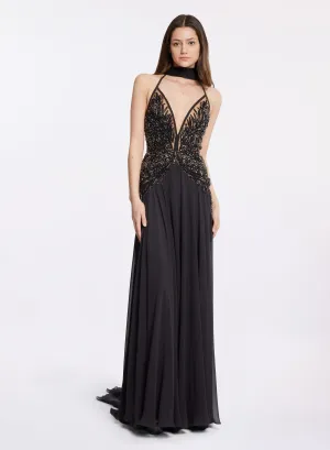 Bead Embroidered Dress
