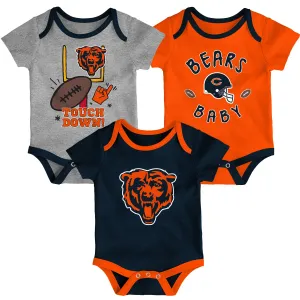 Bears Gameday 3 Piece Bodysuit Set