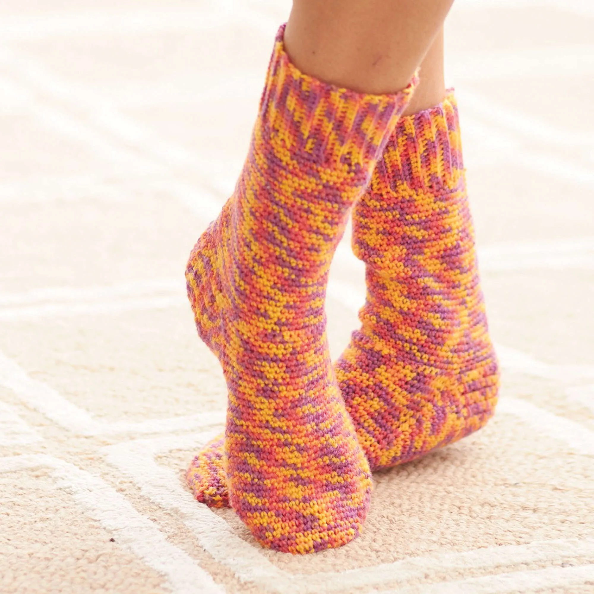 Bernat Basic Crochet Socks
