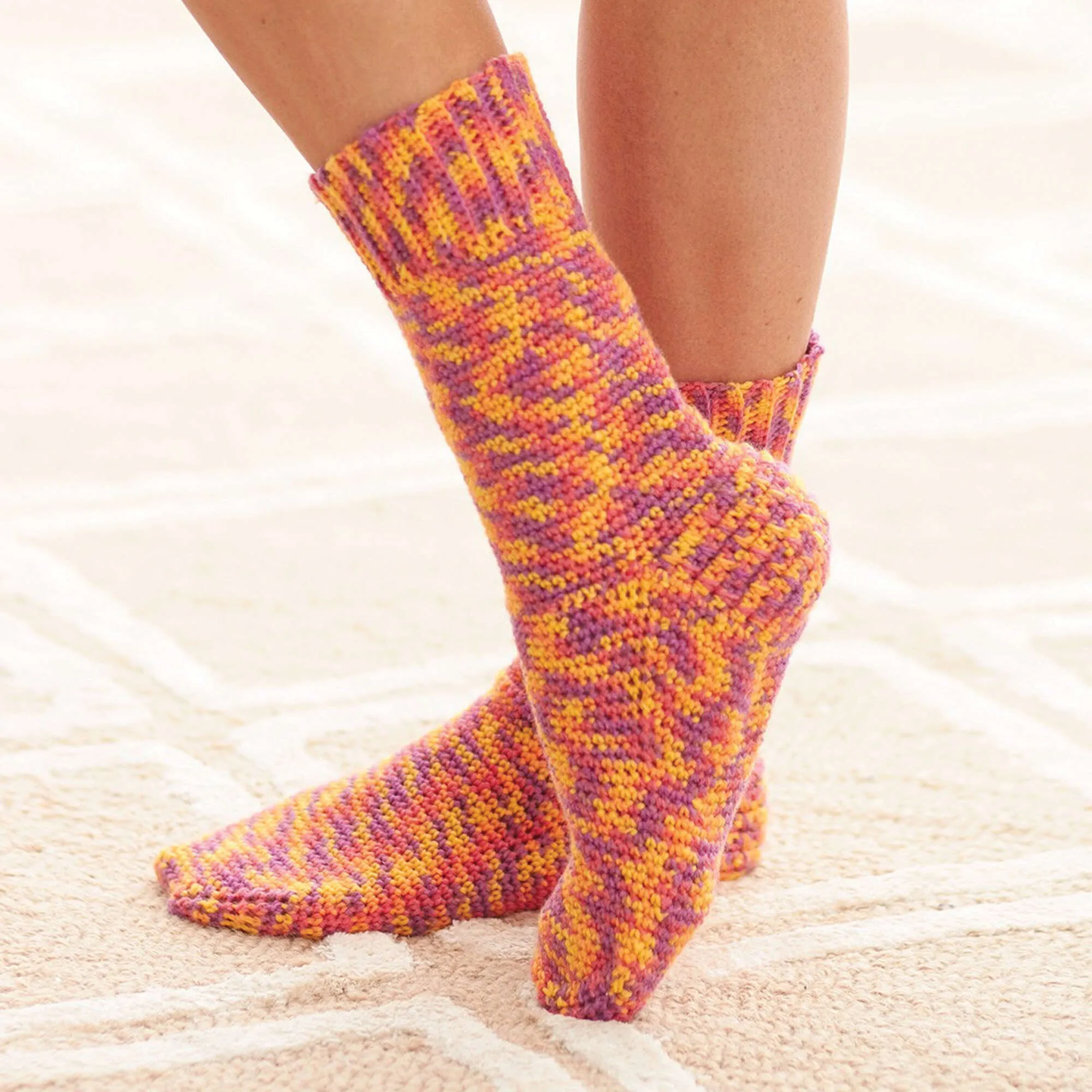 Bernat Basic Crochet Socks