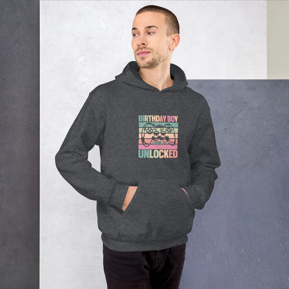 Birthday Boy Level 29 - Unlocked Unisex Hoodie