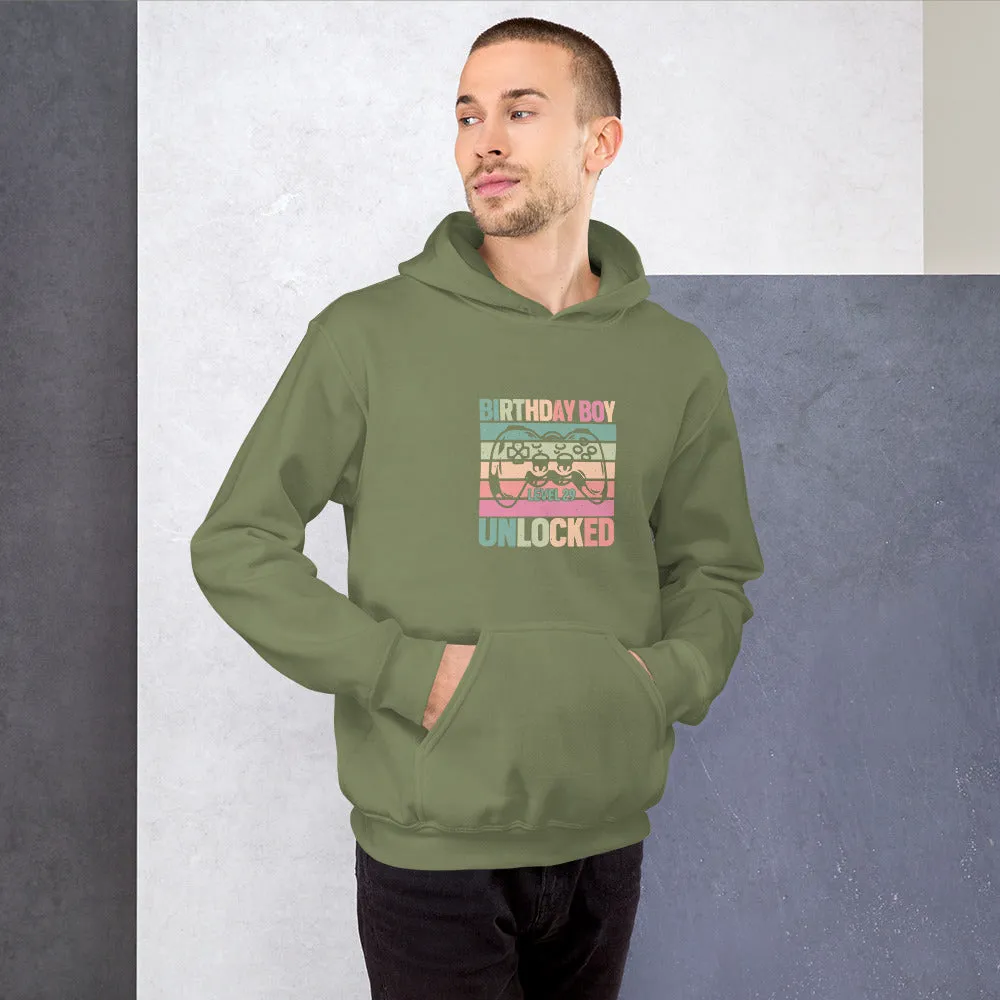 Birthday Boy Level 29 - Unlocked Unisex Hoodie