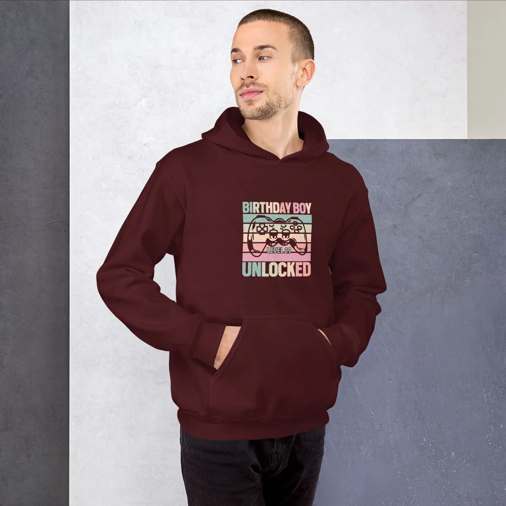 Birthday Boy Level 29 - Unlocked Unisex Hoodie
