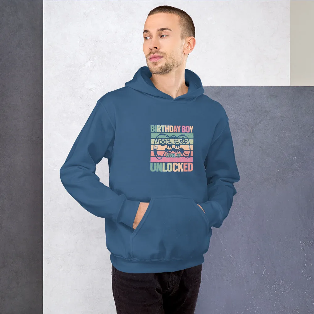 Birthday Boy Level 29 - Unlocked Unisex Hoodie