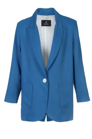 Blue Oversized Blazer