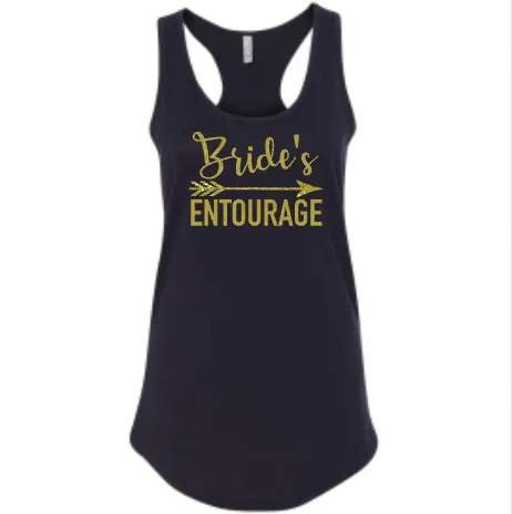 Bride & Bride’s Entourage Tank Top, Wedding, Bachelorette