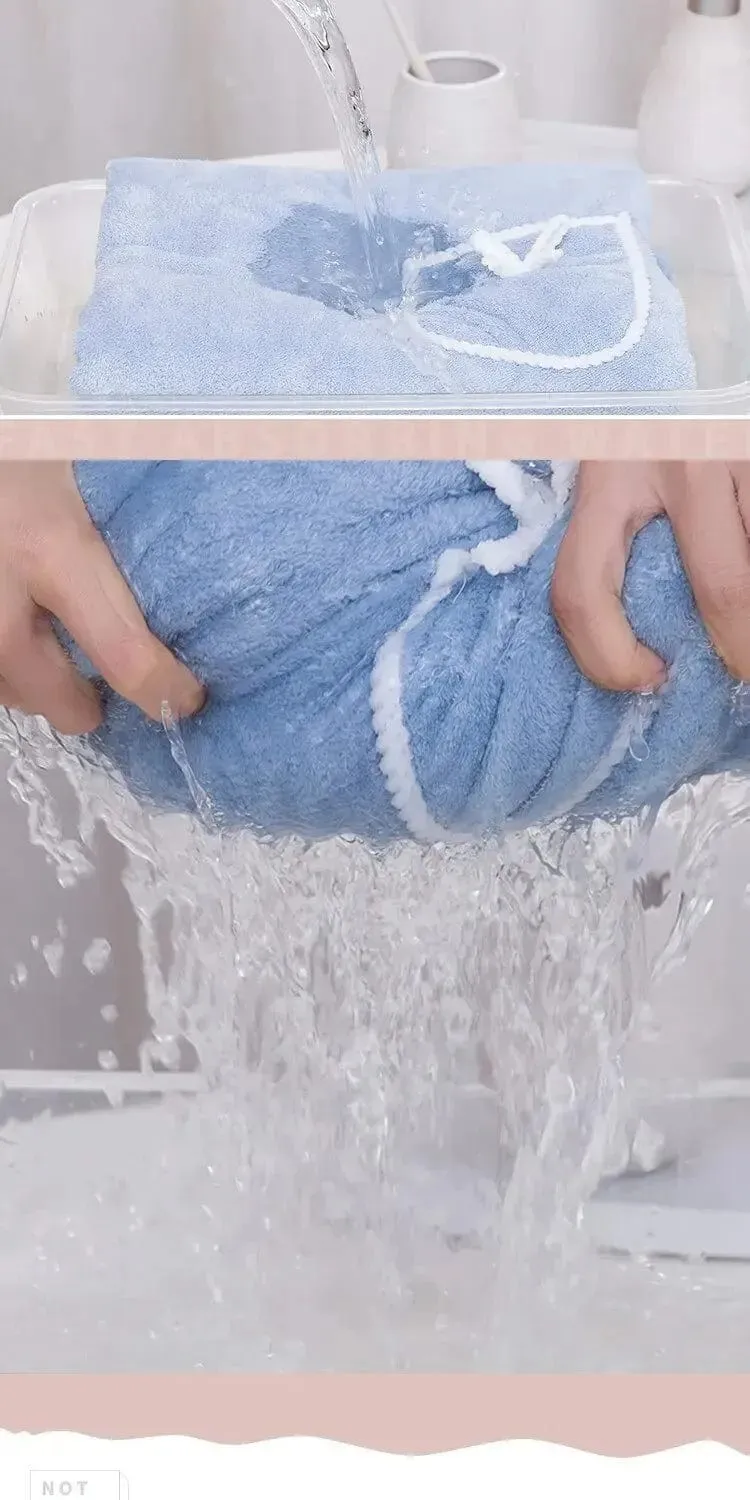 ComfortCurl™️ Womens' Wearable Bath Towel