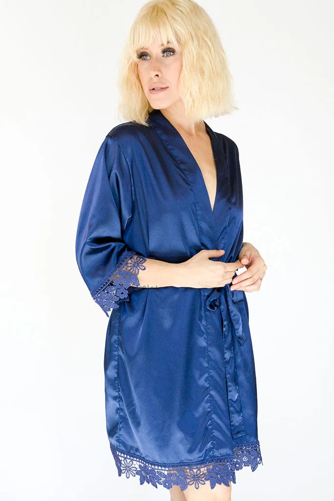 Custom Lila Lace Bridal Robe