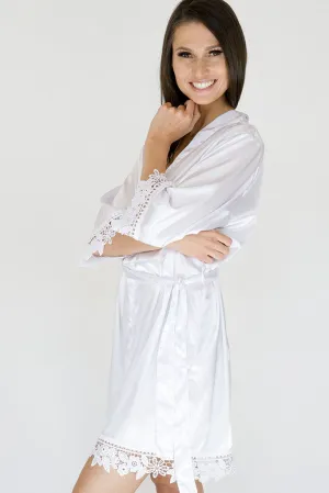 Custom Lila Lace Bridal Robe
