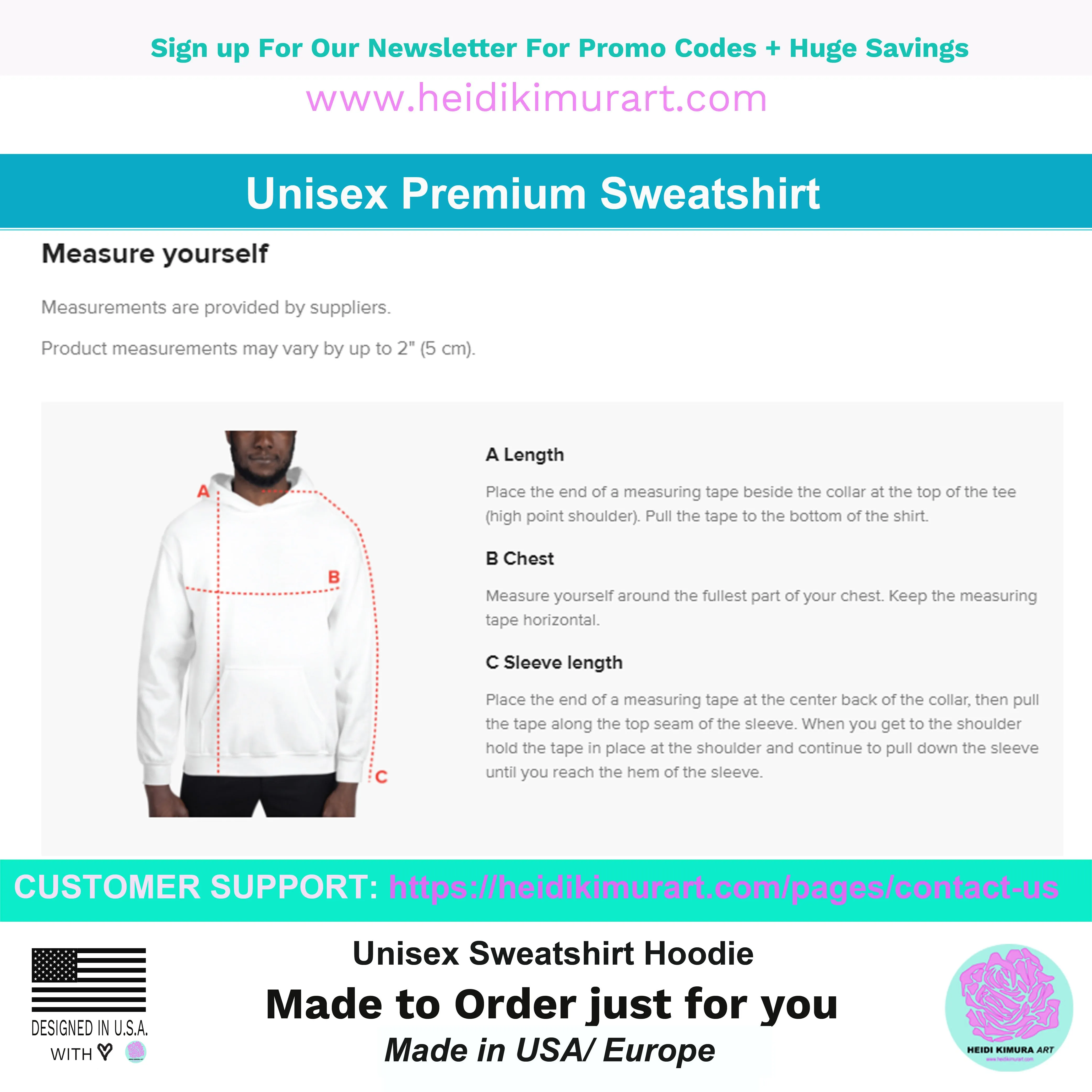 Cute Cat Print Unisex Hoodie, Cute Cat Lover's Cotton Sweatshirt-Printed in USA/EU(US Size: S-5XL)