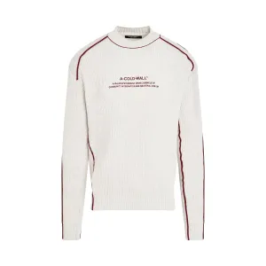 Dialogue Knit Crewneck in Bone
