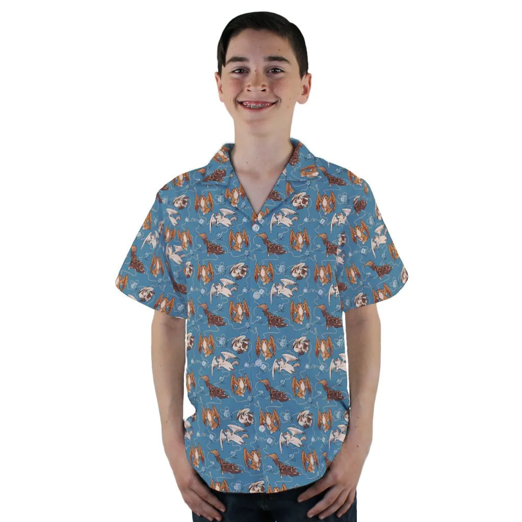 Dnd Tressym Familiars Youth Hawaiian Shirt