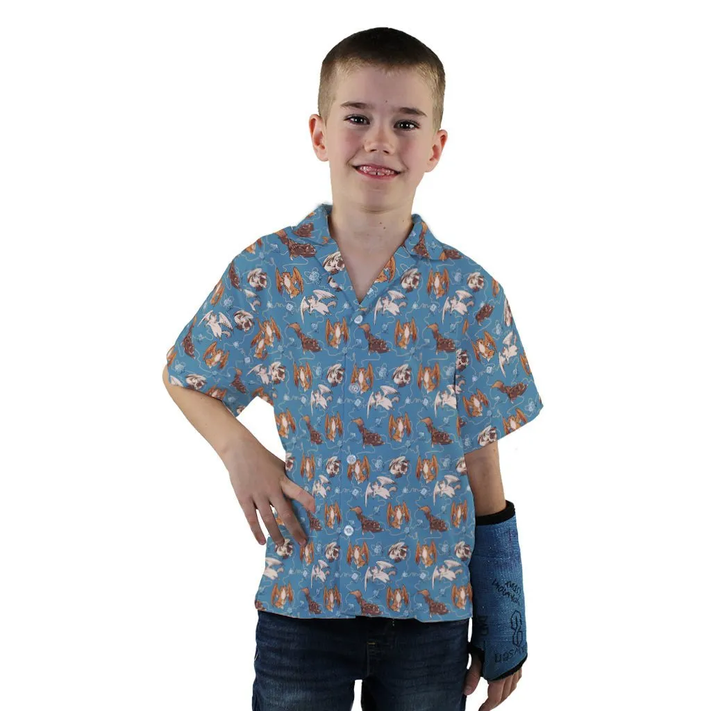 Dnd Tressym Familiars Youth Hawaiian Shirt
