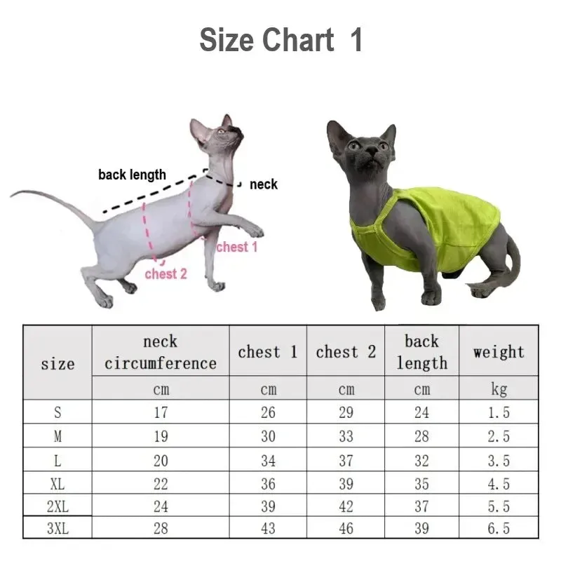 Fashion Sweatshirt Coat Suit for Sphynx Cat | Thick Warm Winter Costume for Kittens | Soft Orange Jacket for Devon Cats