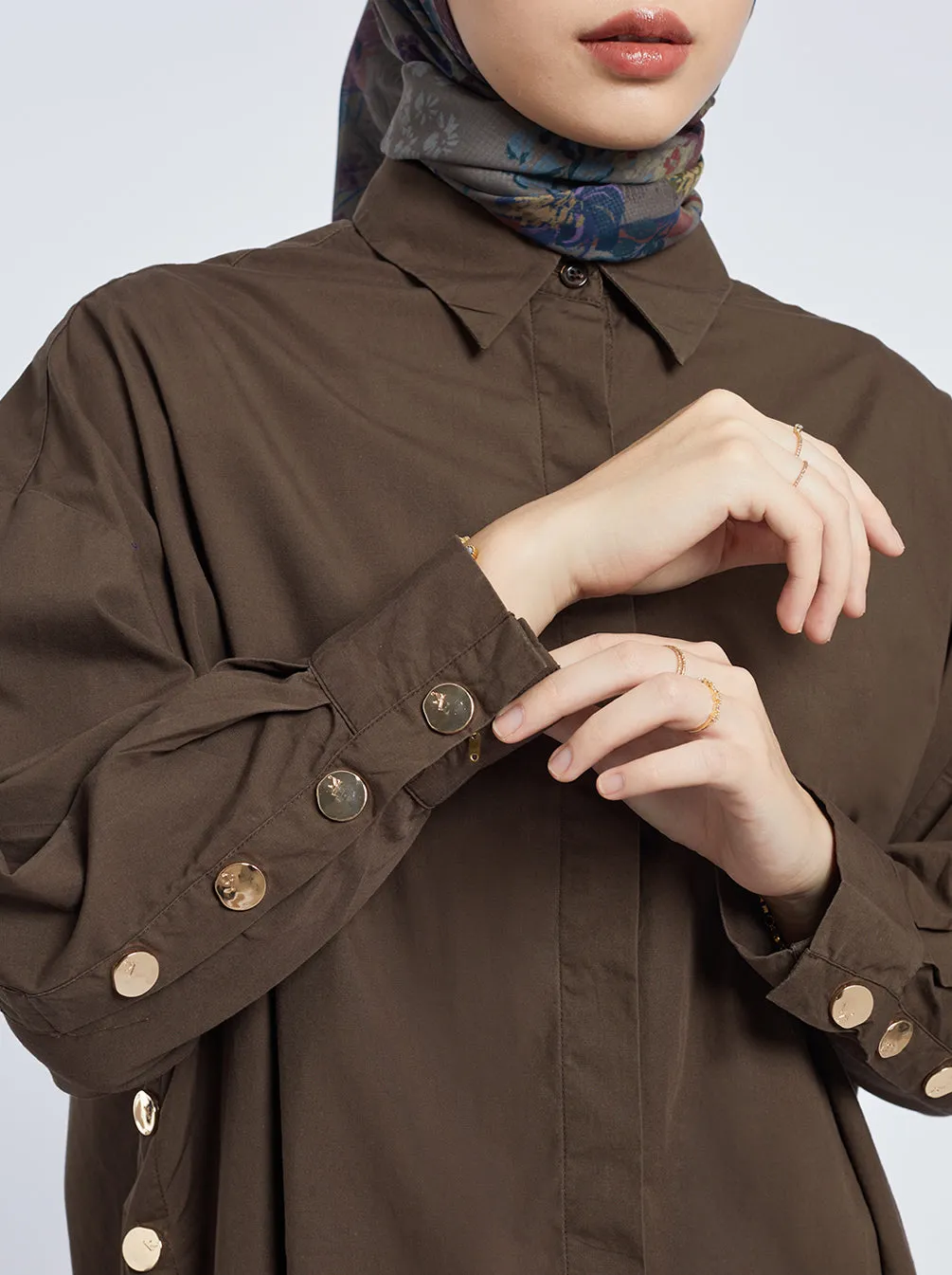 GALE TOP PLAIN COCOA BROWN