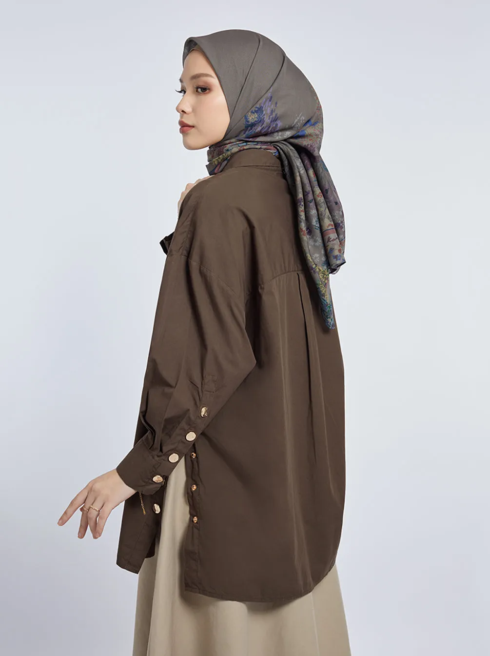 GALE TOP PLAIN COCOA BROWN