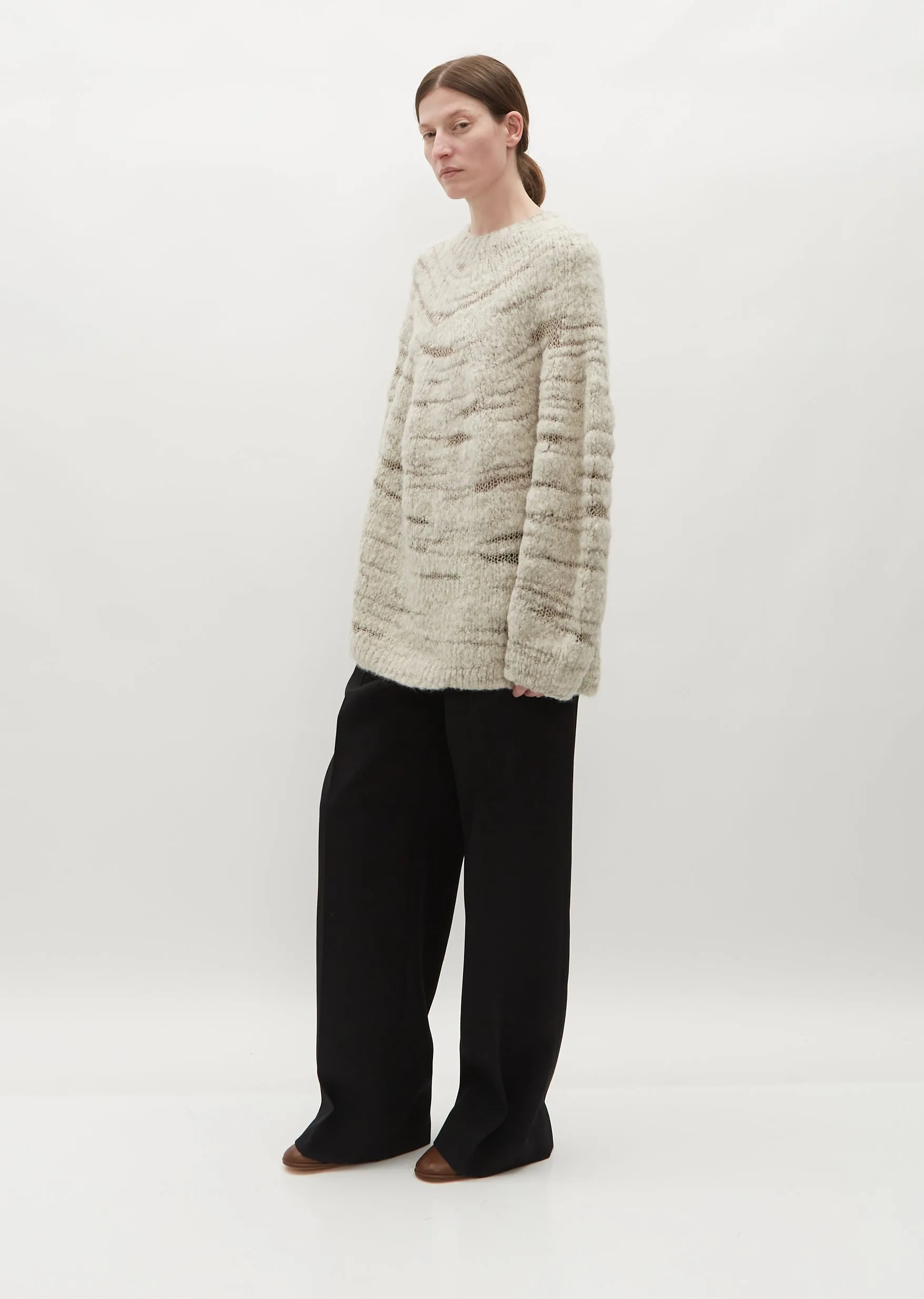Handknit Threadbare Pullover