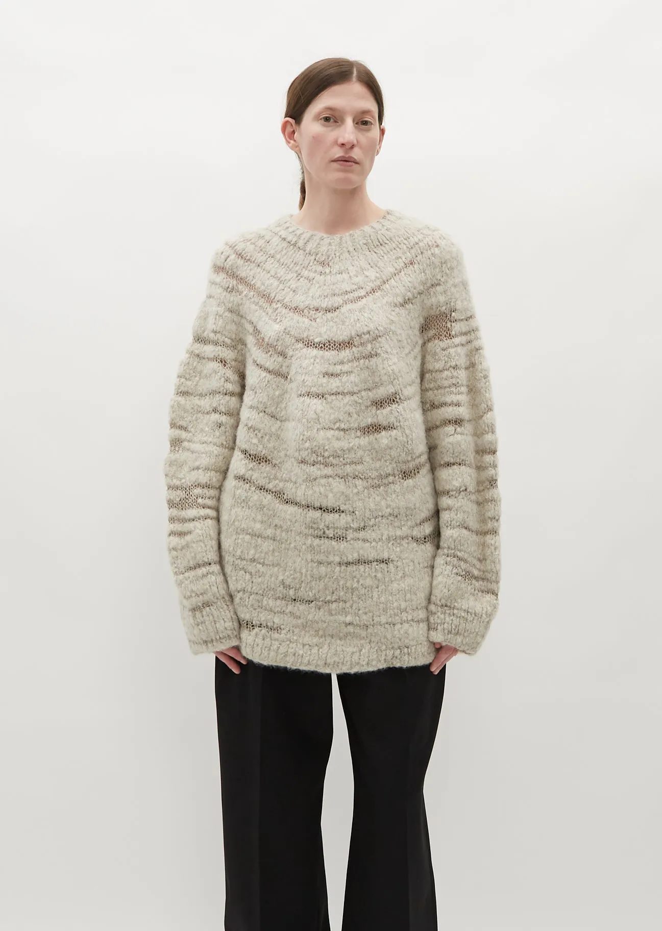 Handknit Threadbare Pullover