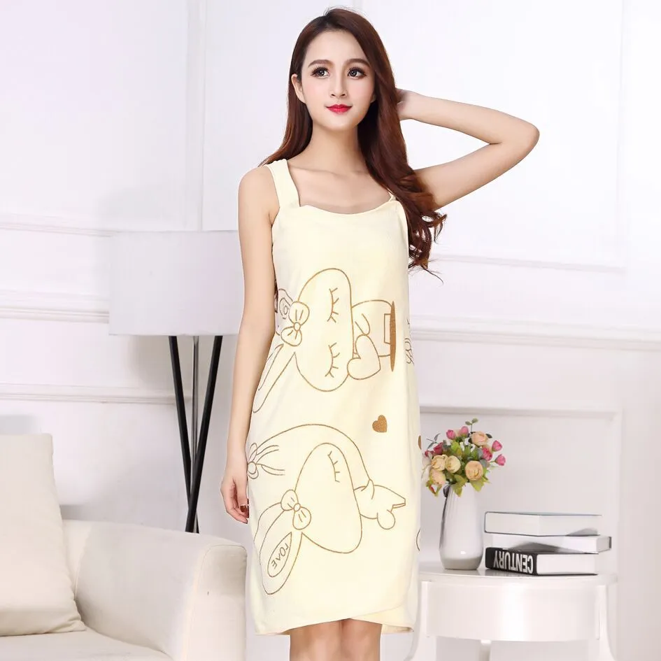 Home Textile Towel Women Robes Bath Wearable Towel Dress Womens Lady Fast Drying Beach Spa Magical Nightwear Sleeping