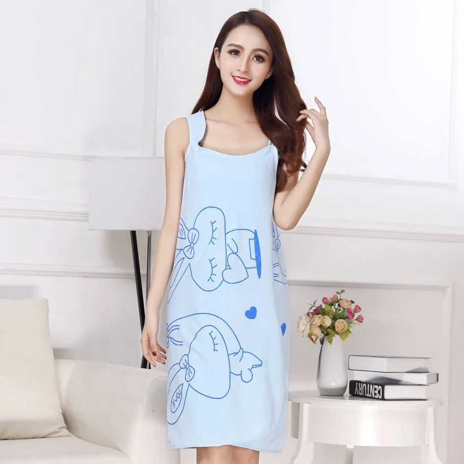 Home Textile Towel Women Robes Bath Wearable Towel Dress Womens Lady Fast Drying Beach Spa Magical Nightwear Sleeping