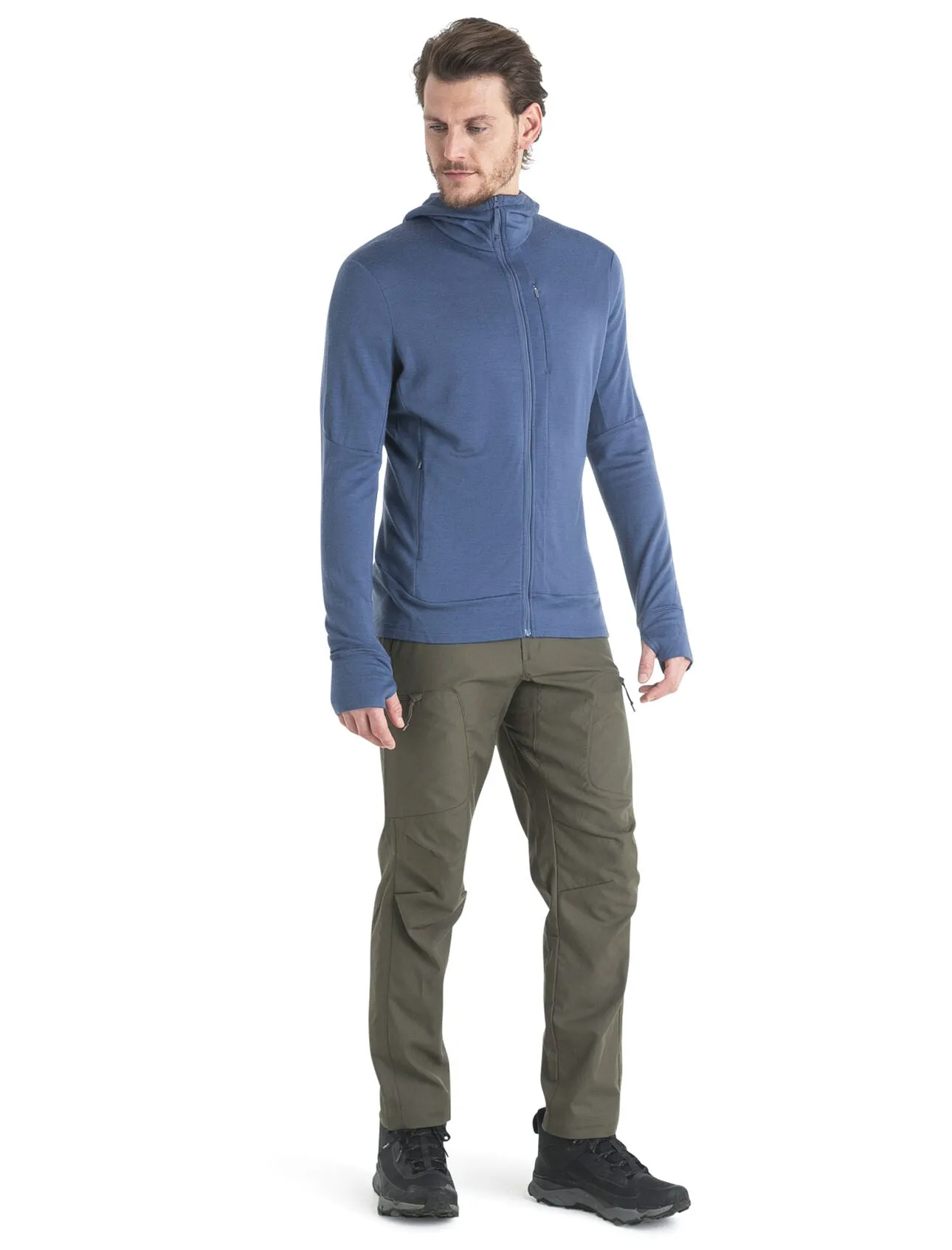 Icebreaker Quantum IV LS Zip Hoodie (Men's) Dawn