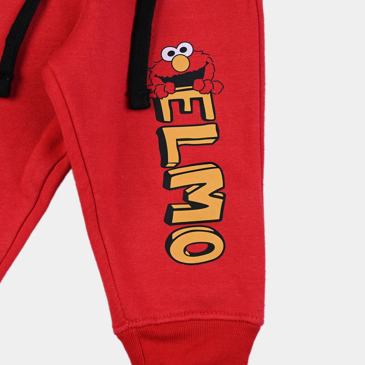 Infant Boys Fleece Sleeping Pajama Elmo-Red