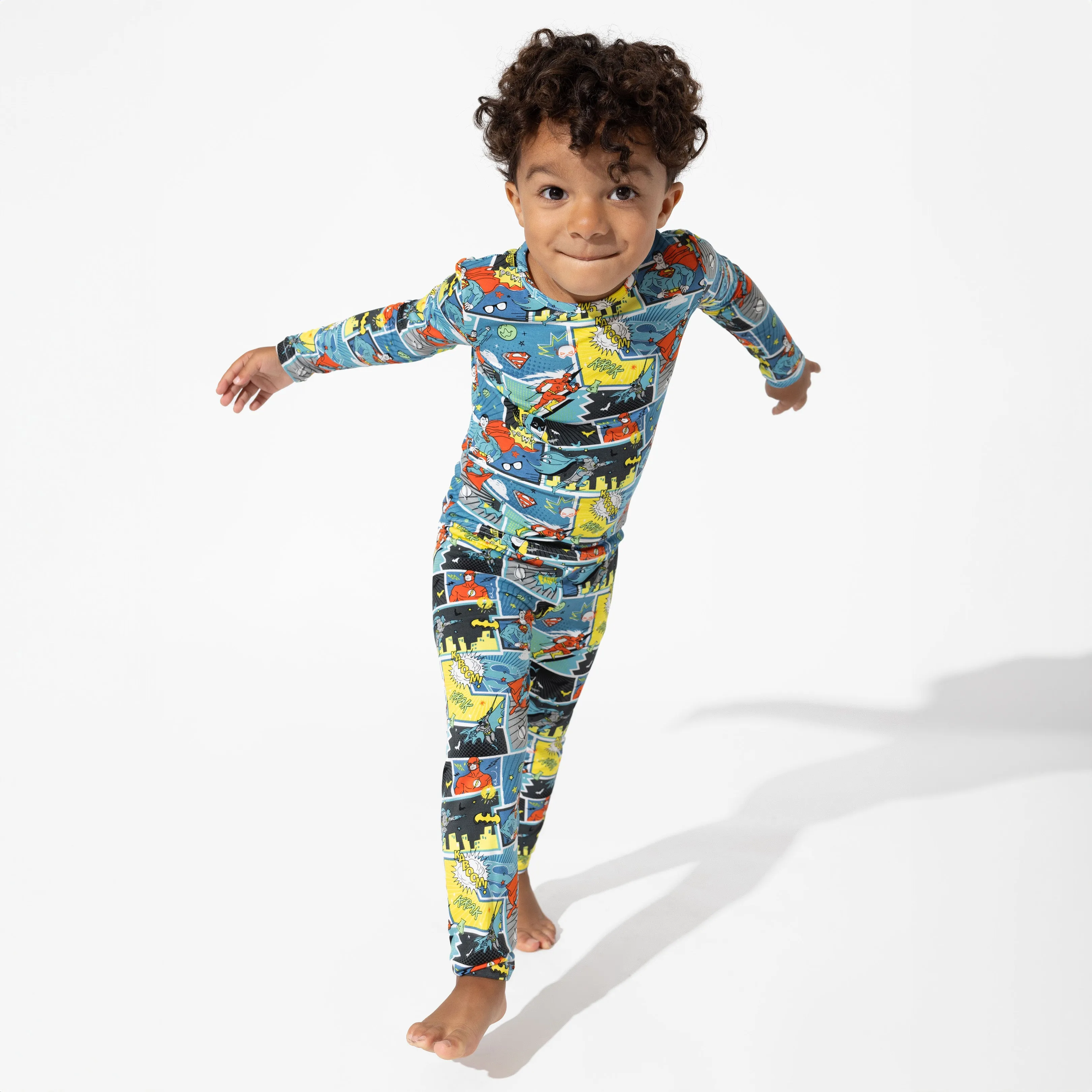 Justice League Heroes Bamboo Kids Pajamas