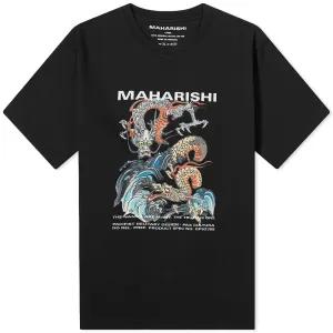 Maharishi Double Dragon T-shirt, black