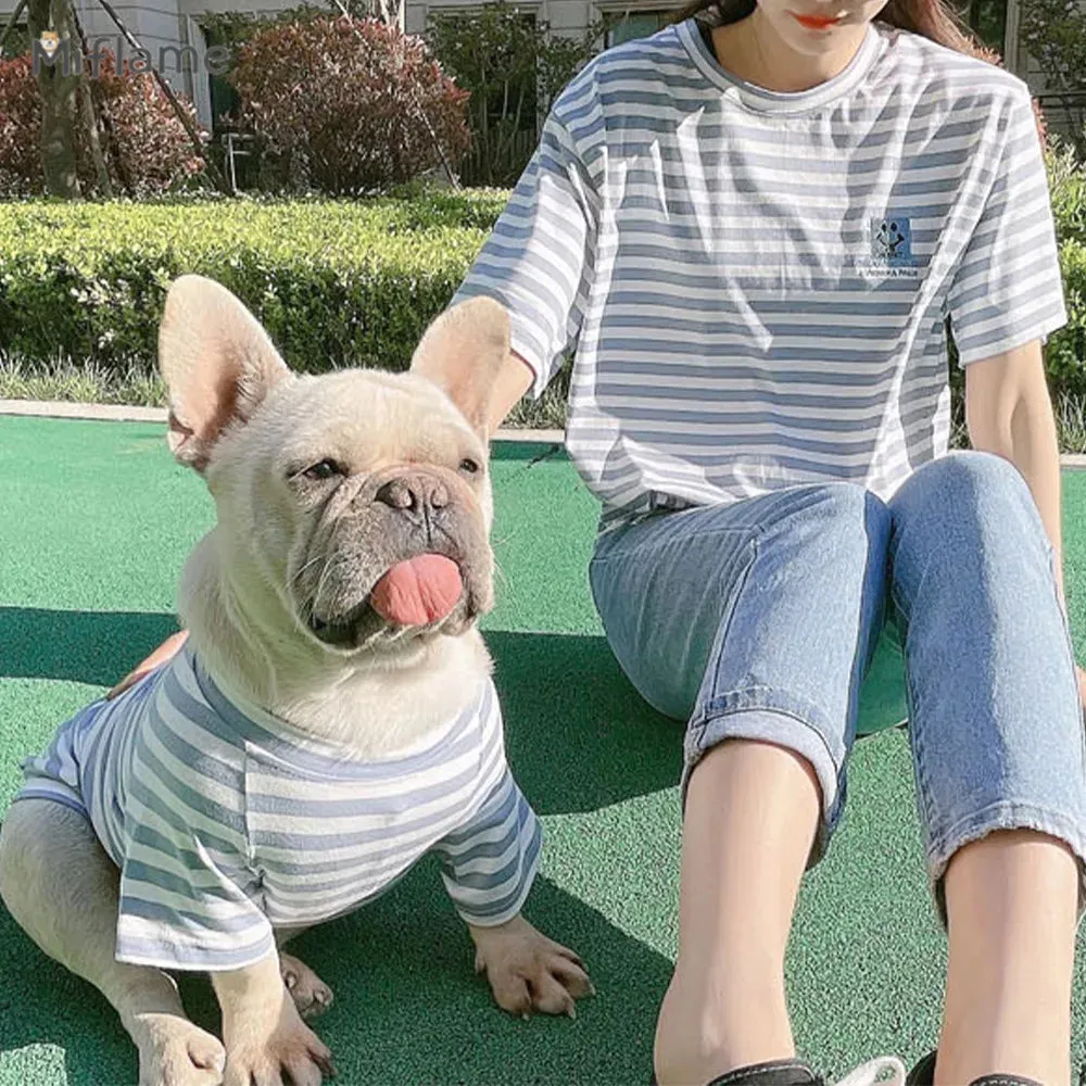 Matching Family Clothes For Pet And Owner Korean Style T-Shirt