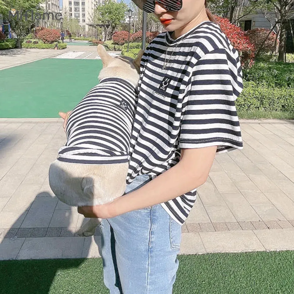 Matching Family Clothes For Pet And Owner Korean Style T-Shirt