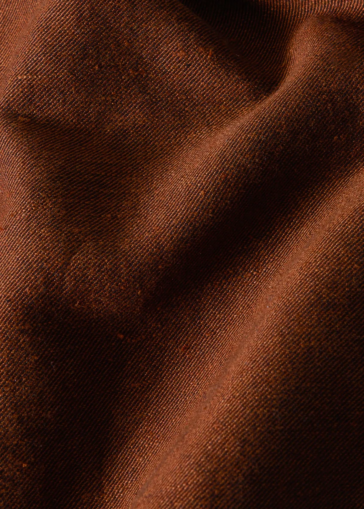 MAX trousers winter linen cognac