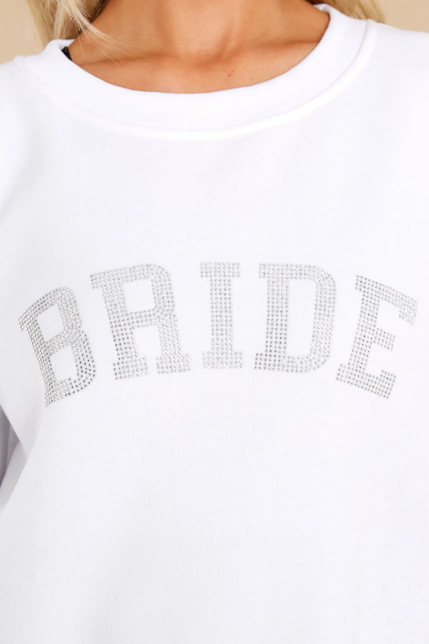 Meet Me At The Altar White Sweatshirt
