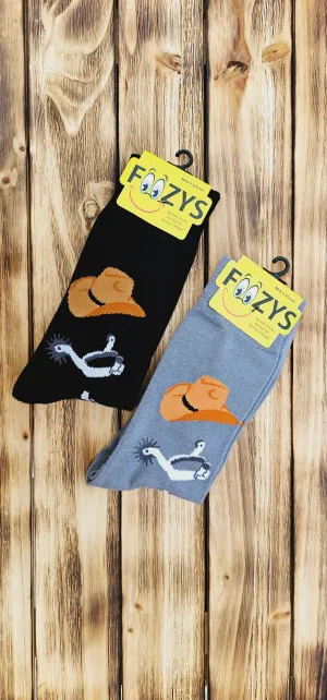 Men's Foozys Socks - Cowboy Gear