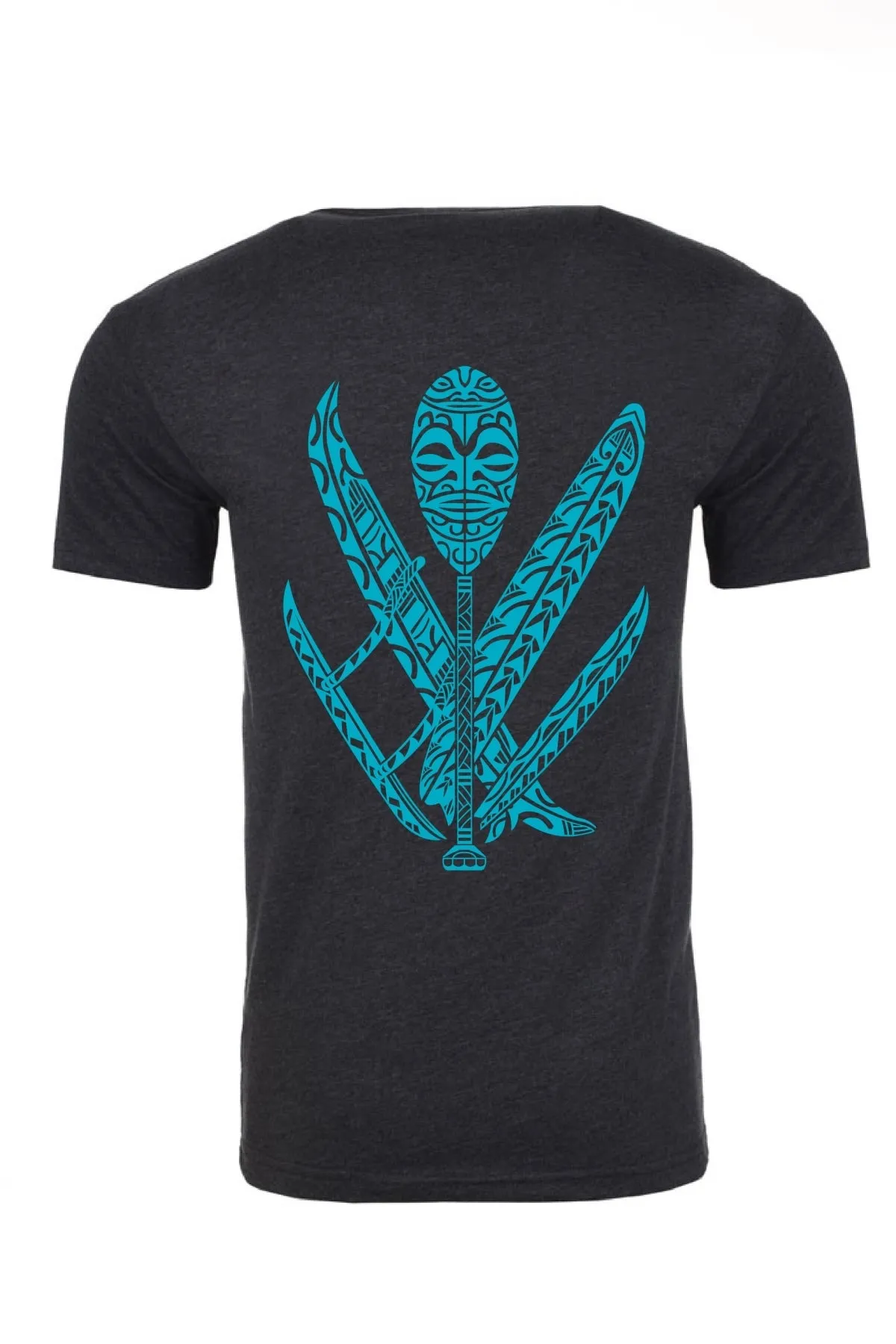 Men’s Paddle God T-Shirt Charcoal/Teal
