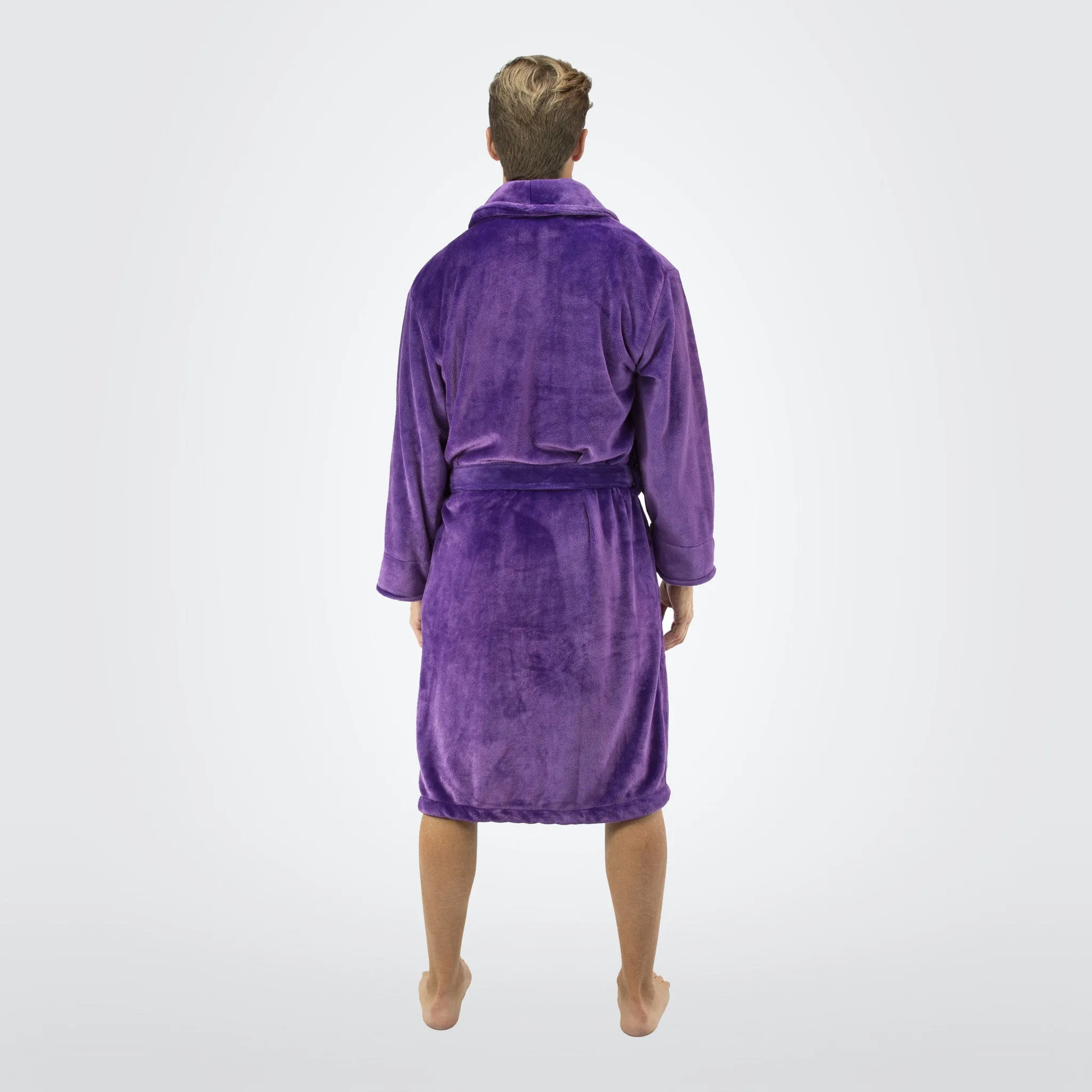 Men's Tahoe Shawl Collar Microfleece Bathrobe