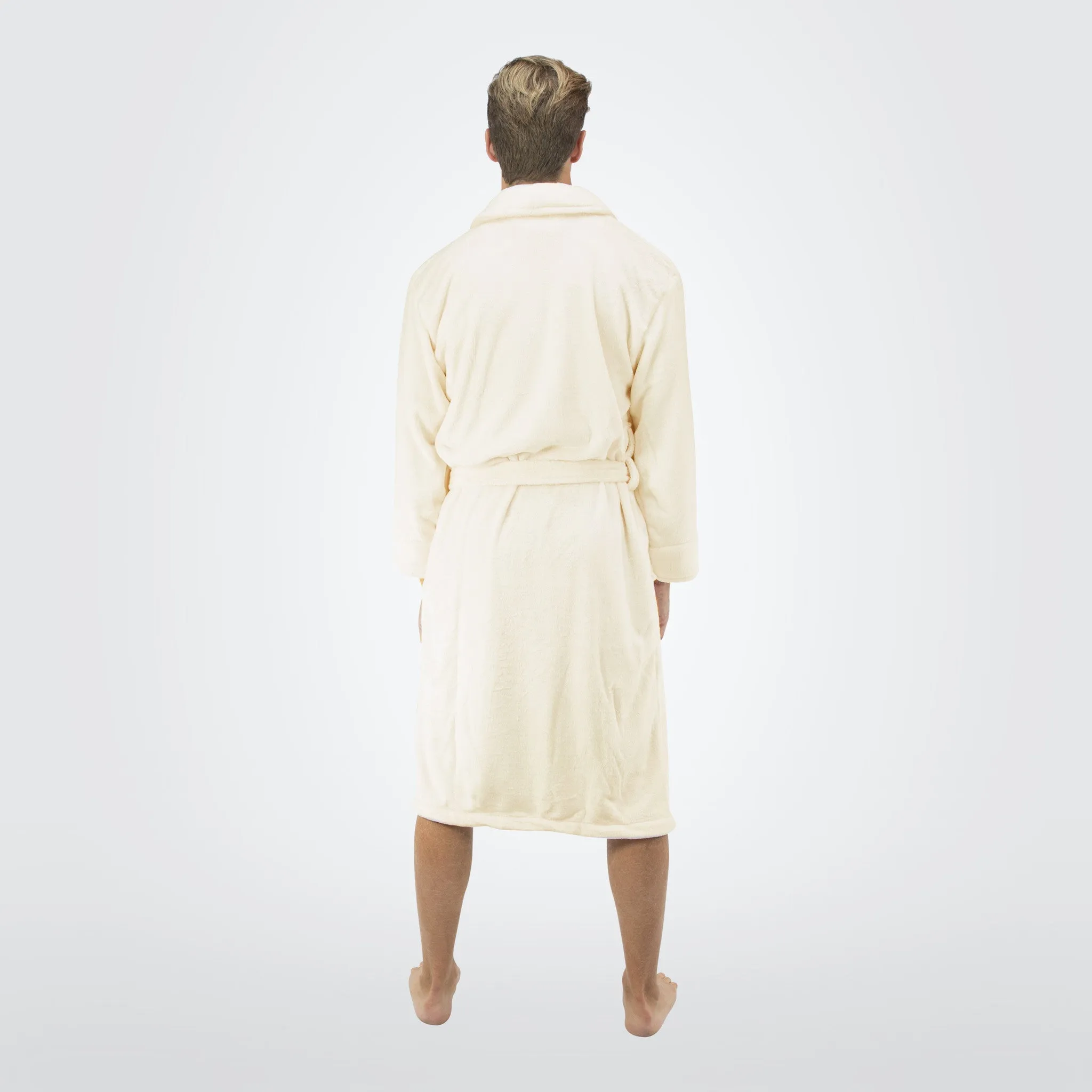 Men's Tahoe Shawl Collar Microfleece Bathrobe