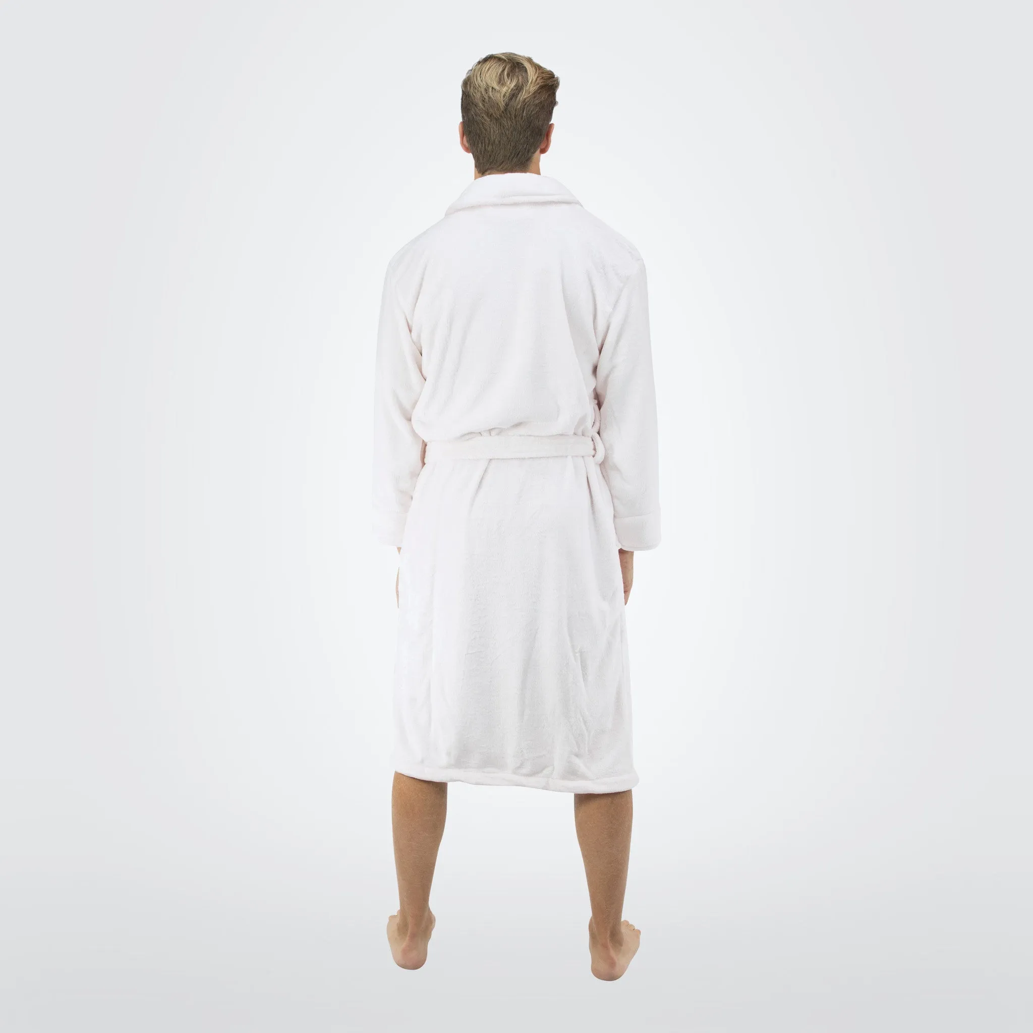 Men's Tahoe Shawl Collar Microfleece Bathrobe