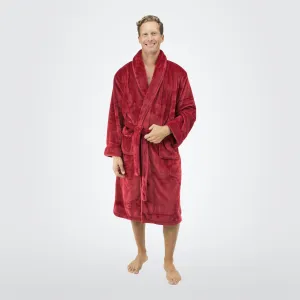 Men's Tahoe Shawl Collar Microfleece Bathrobe
